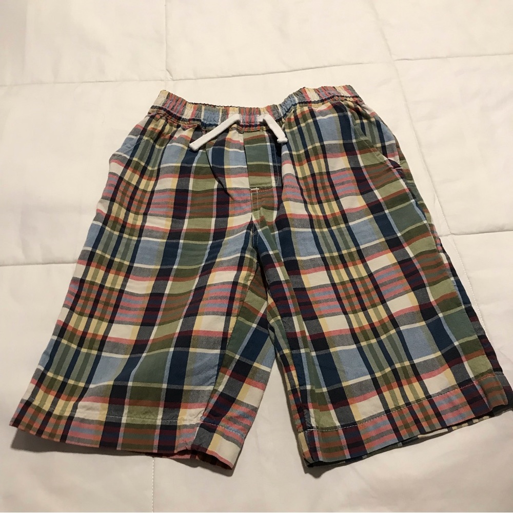 PEAK BRAND PLAID SHORTS